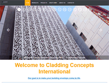 Tablet Screenshot of claddingci.com